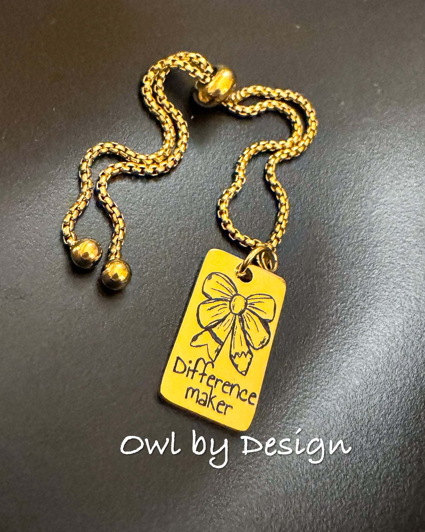 Difference Maker Adjustable Bracelet