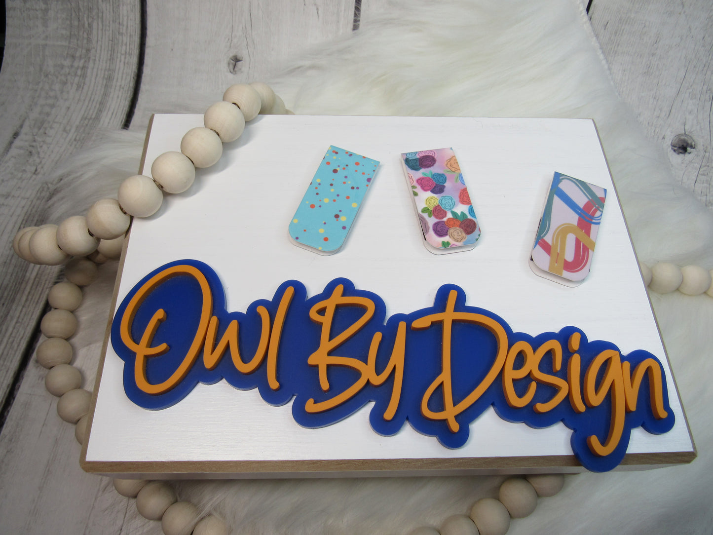 Full Bloom Magnetic Bookmark - Set of 3