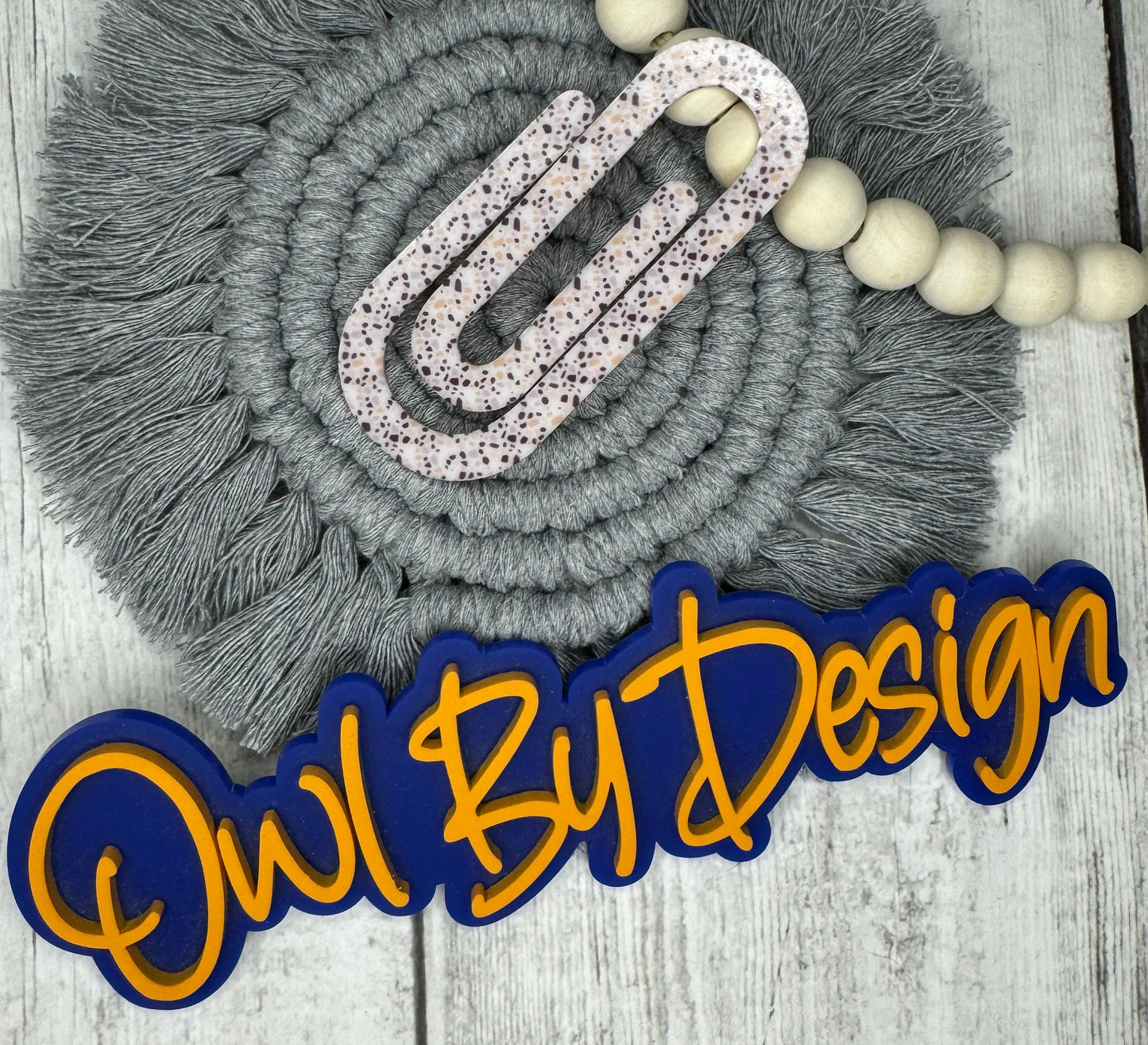 Terrazzo Paperclip Bookmark