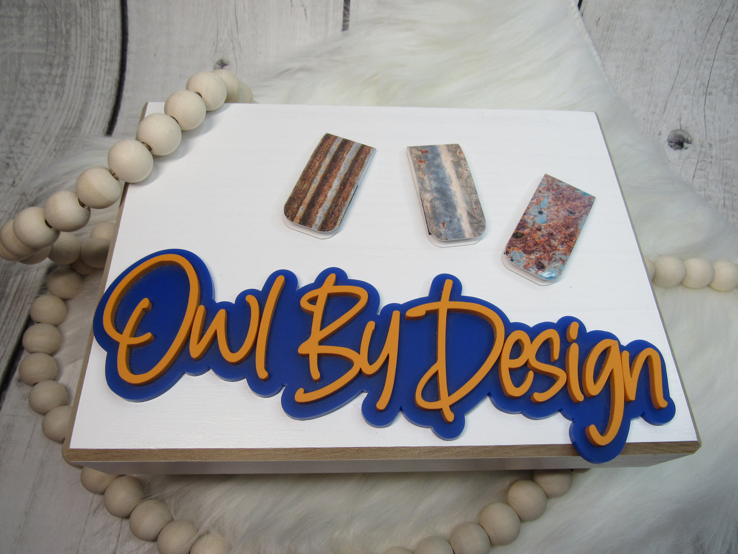 Steel Magnetic Bookmark - Set of 3