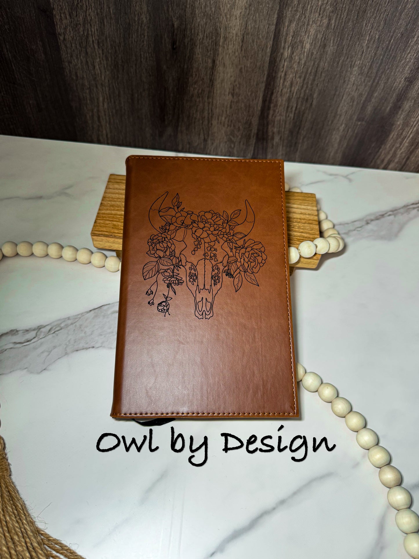 Boho Bull Skull Journal