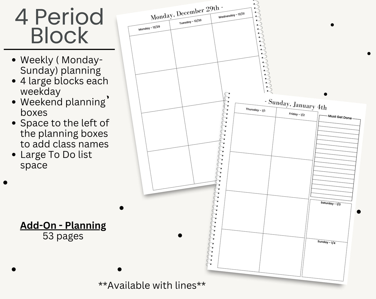 Build Your Own Student Planner