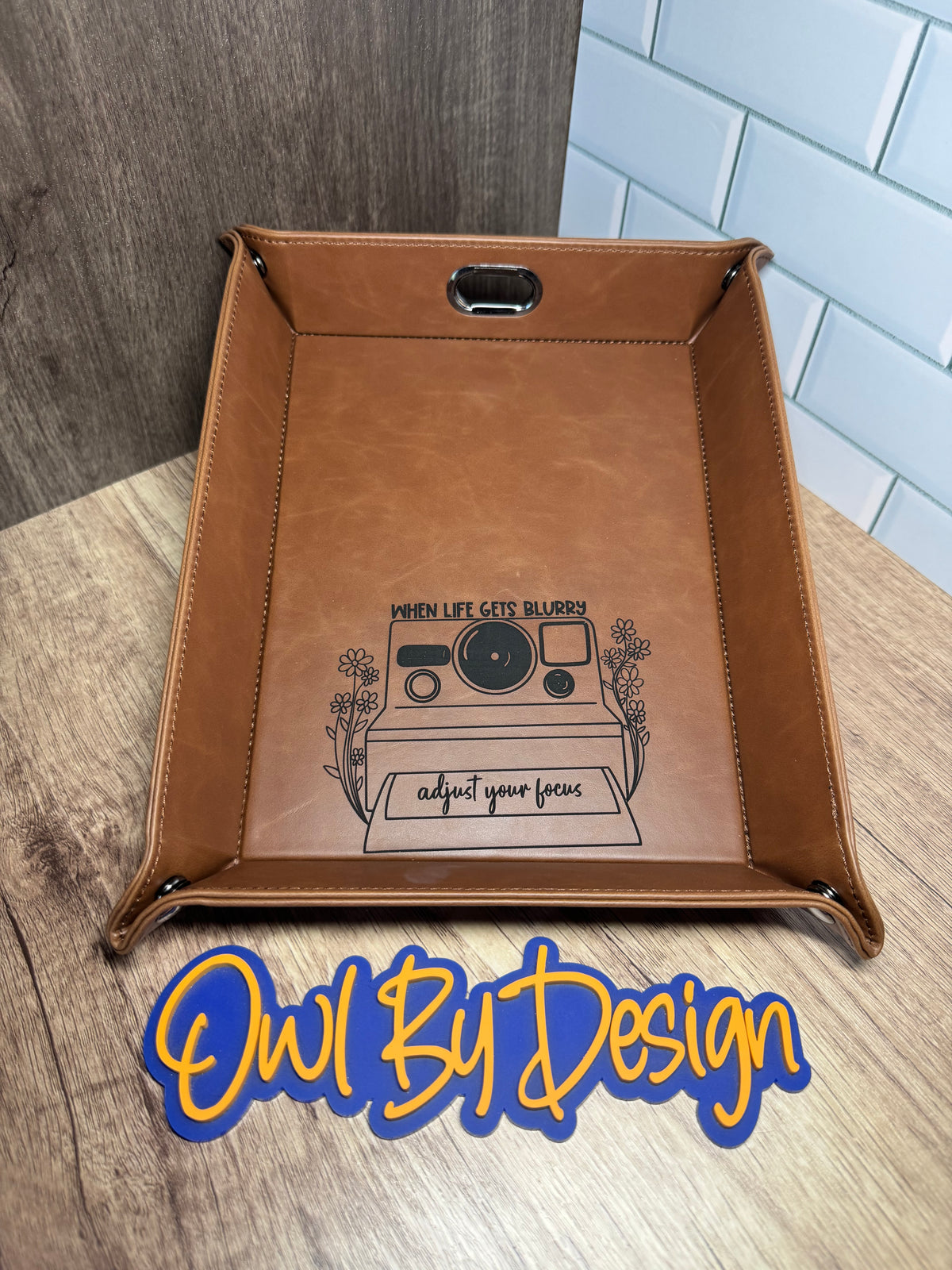 Adjust your Focus Catch All Tray - Heritage Leather Line