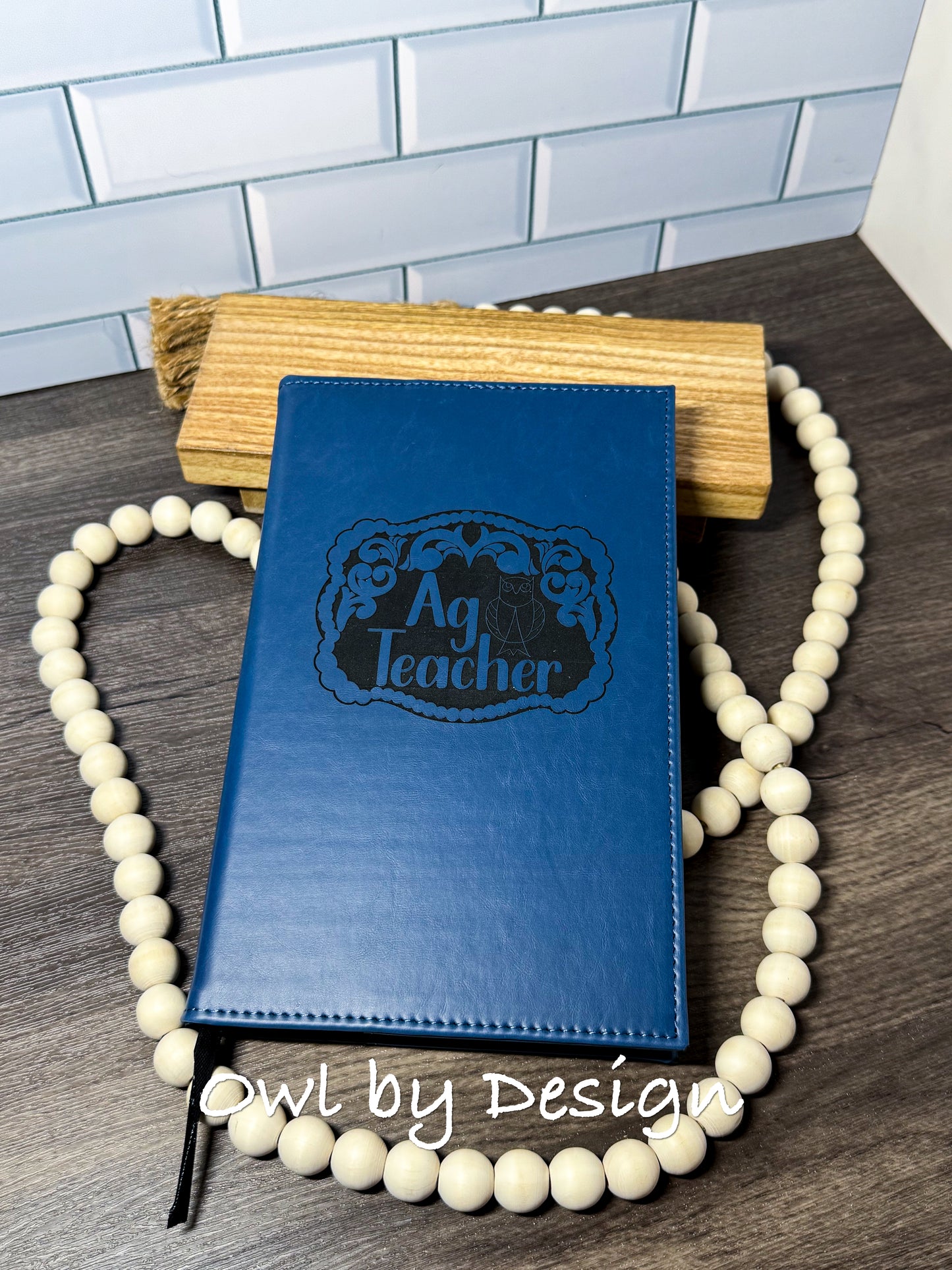 Ag Teacher Buckle Journaling Bundle - Refillable Journal and Pencil Pouch