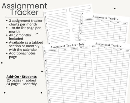 Build Your Own Student Planner