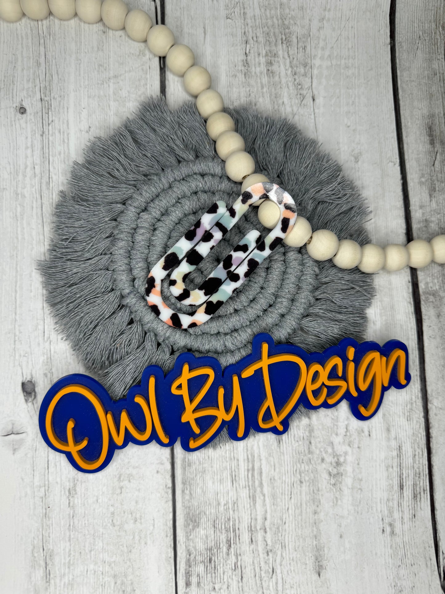 Pastel Leopard Bookmark