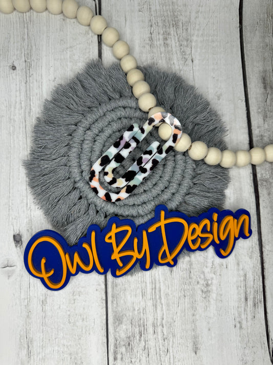 Pastel Leopard Bookmark
