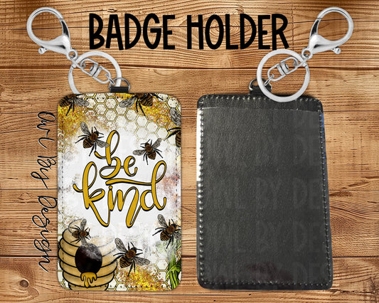 Be Kind Card Holder Keychain/Lanyard
