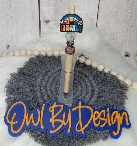 Boho Rainbow Teacher Pen