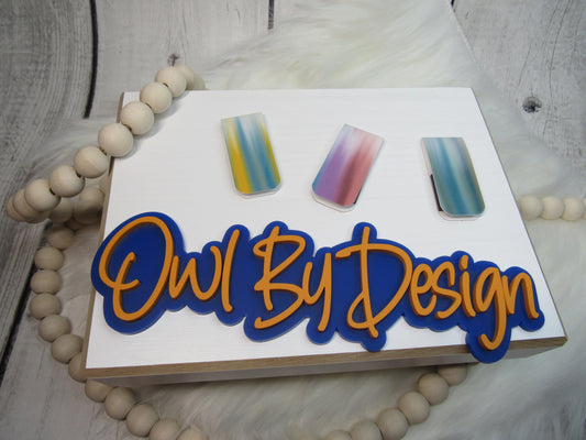 Brushstrokes Magnetic Bookmark - Set of 3