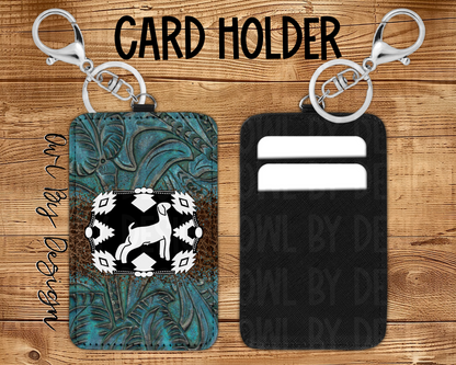 Show Livestock Buckle Western Card/Badge Holder