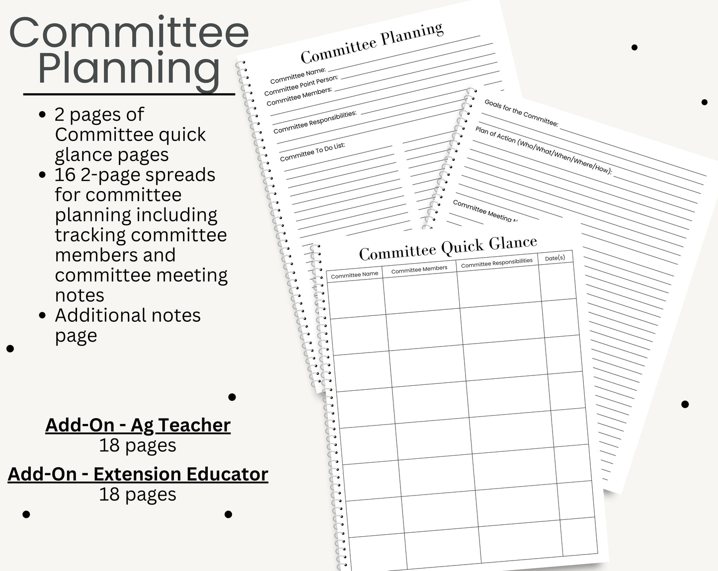 Build Your Own Extension Educator Planner