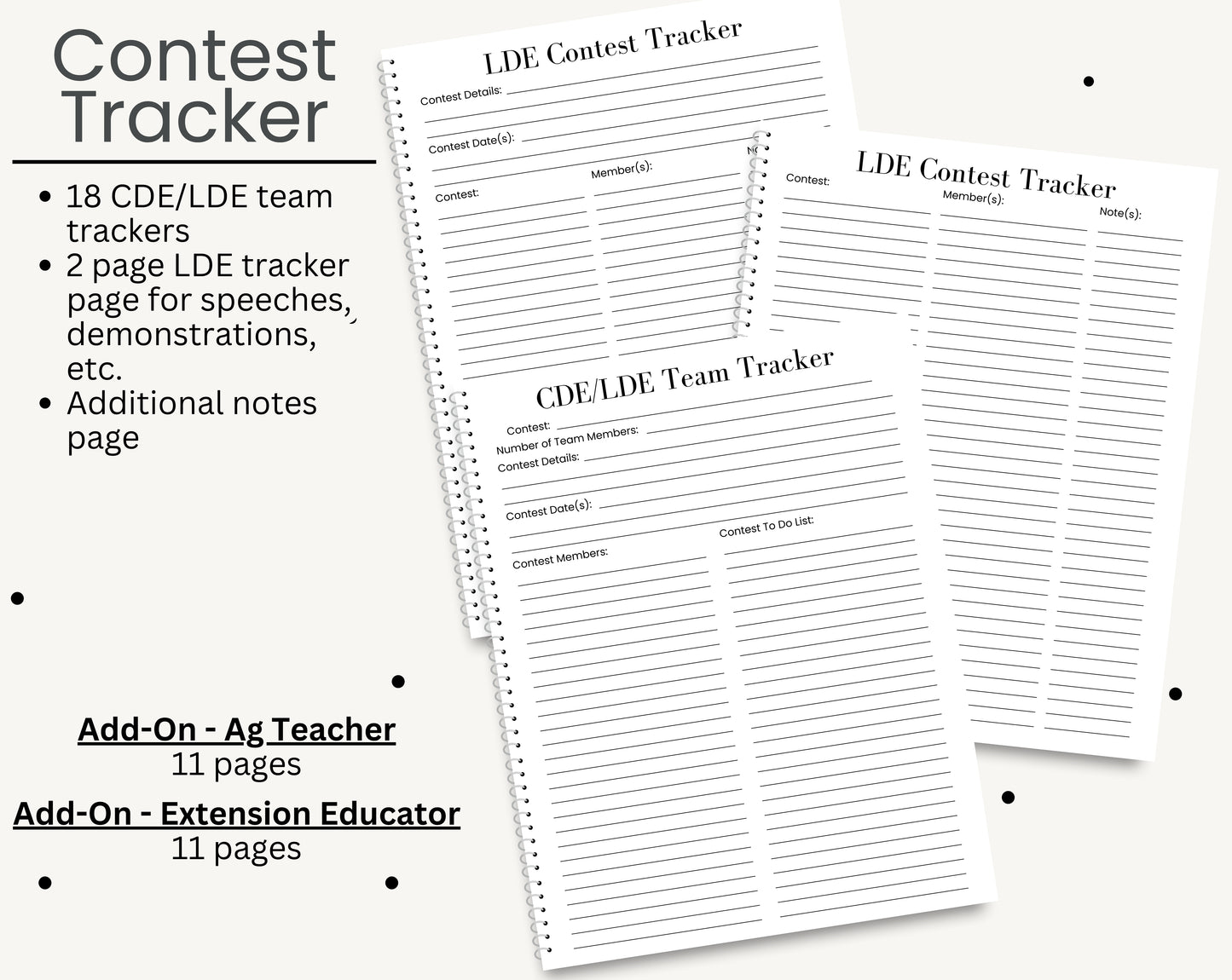 Build Your Own Extension Educator Planner