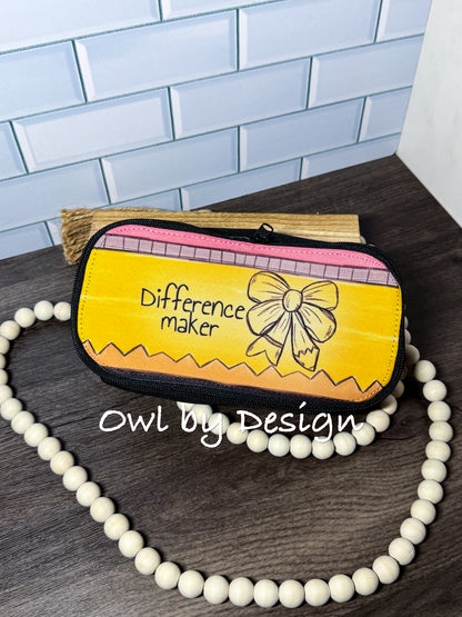 Difference Maker Journaling Bundle - Refillable Journal and Pencil Pouch