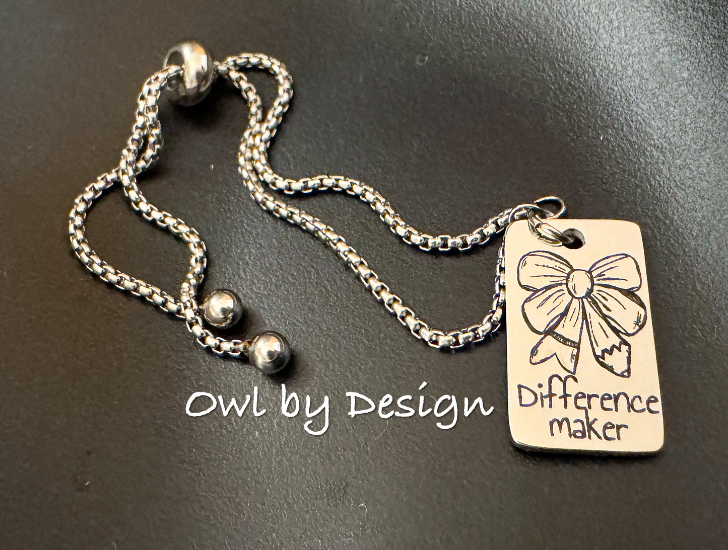 Difference Maker Adjustable Bracelet
