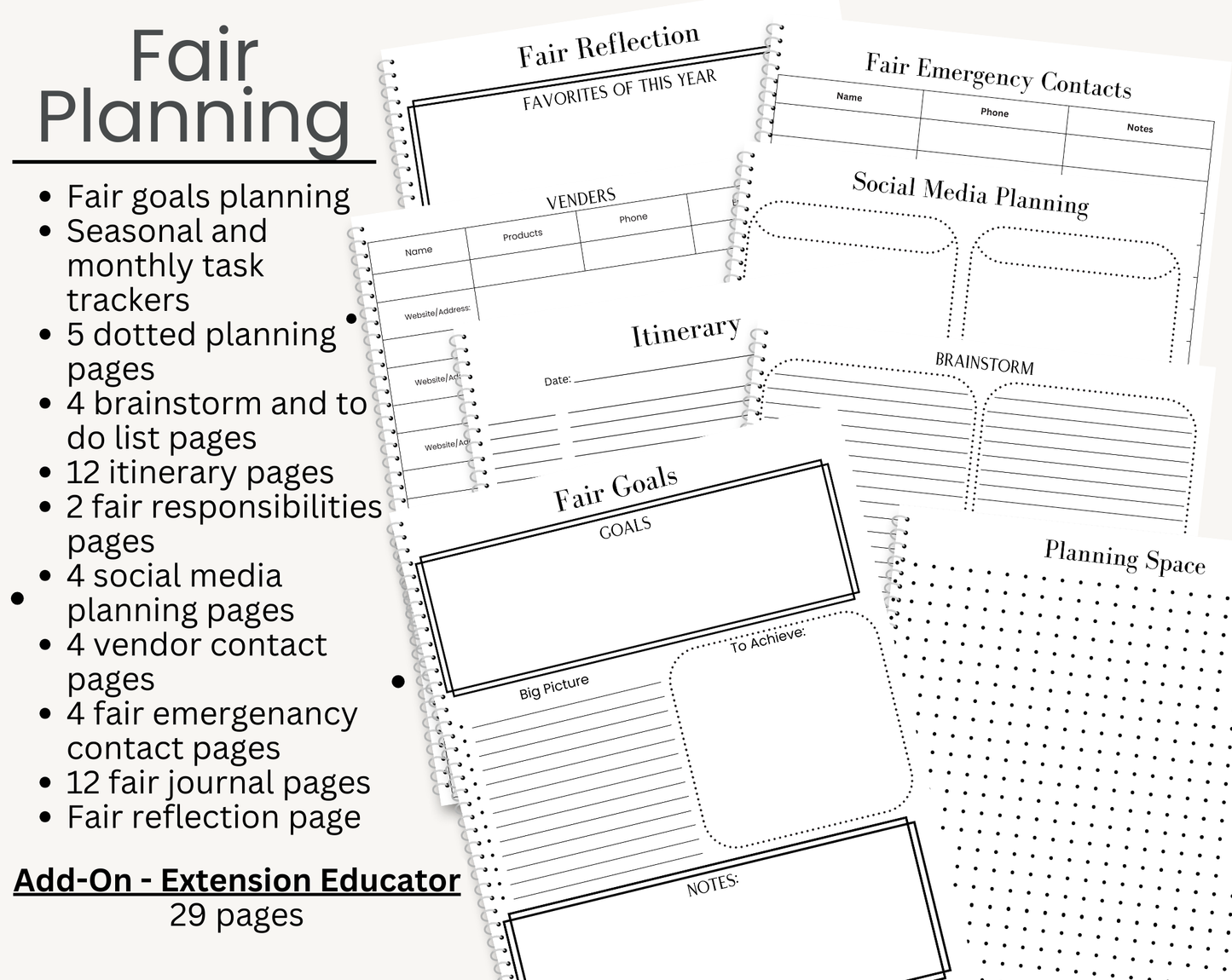 Build Your Own Extension Educator Planner
