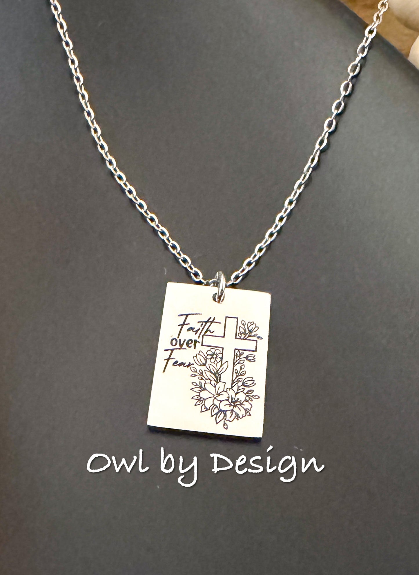 Faith Over Fear Necklace