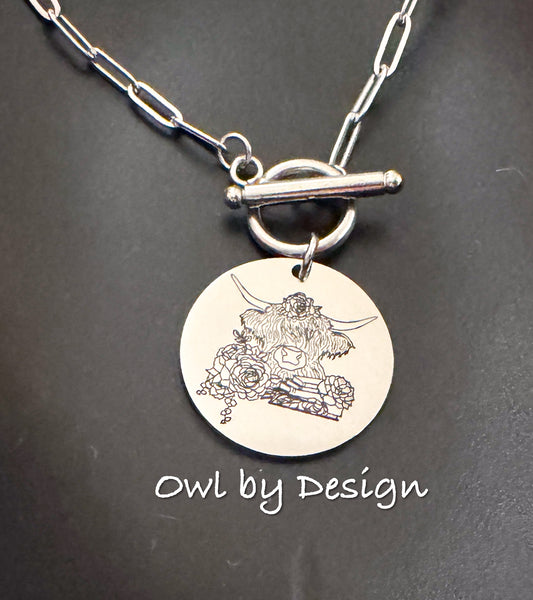 Western Book Lover Necklace