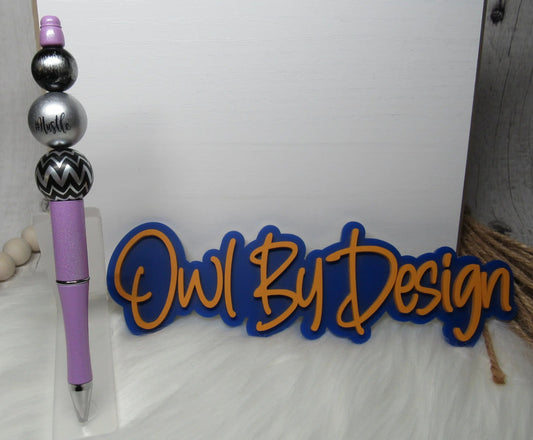 Hustle Purple Pen