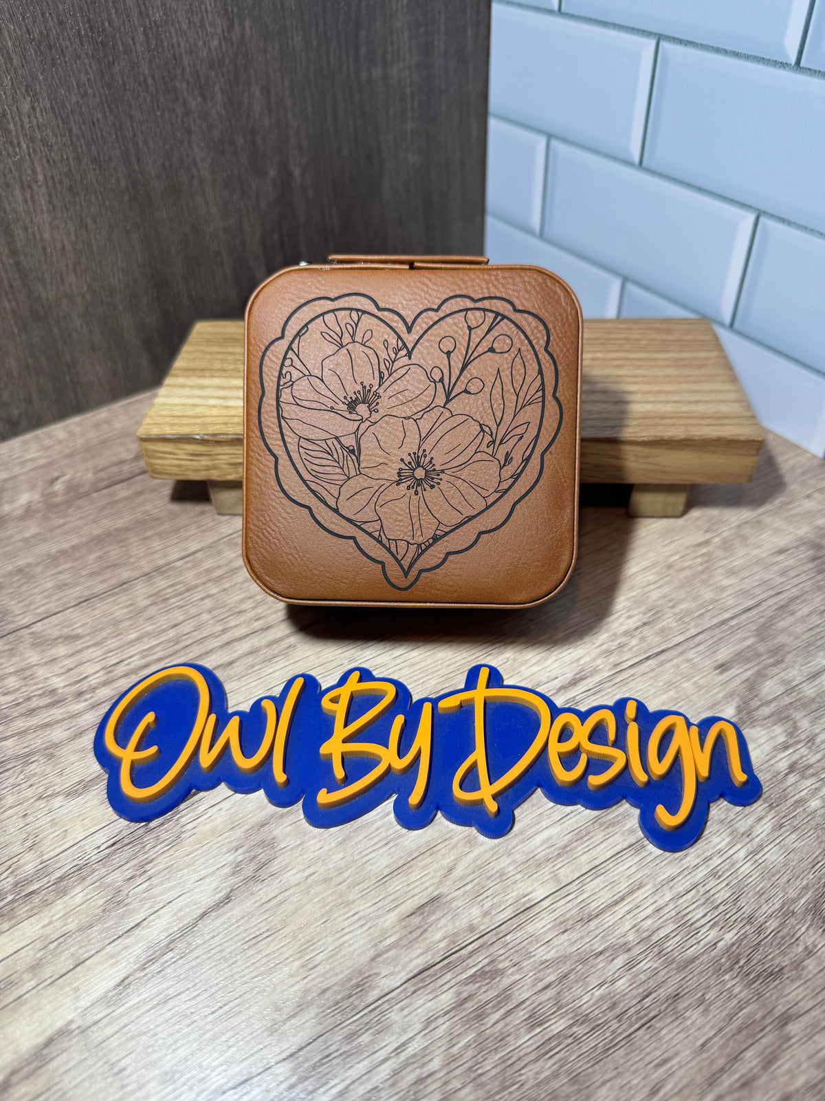 Lace Floral Heart Jewelry Box