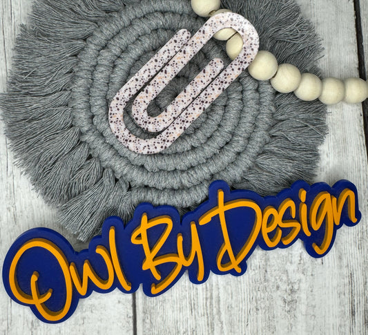 Terrazzo Paperclip Bookmark