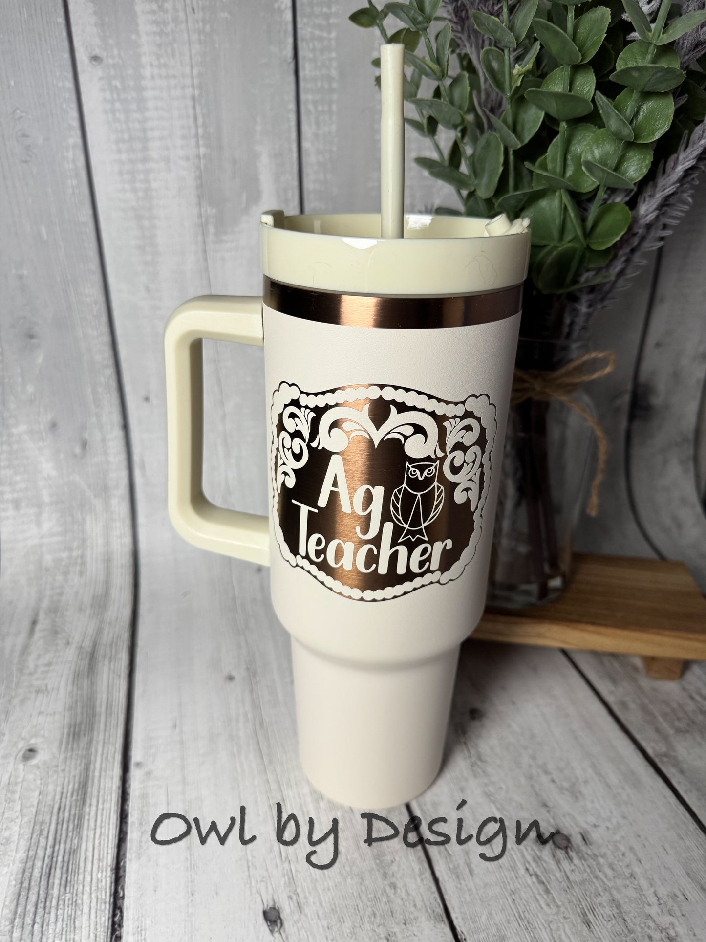 Ag Teacher Buckle Golden Hour Tumbler – 40oz