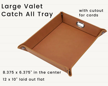Ag Teacher Buckle Catch All Tray - Heritage Leather Line