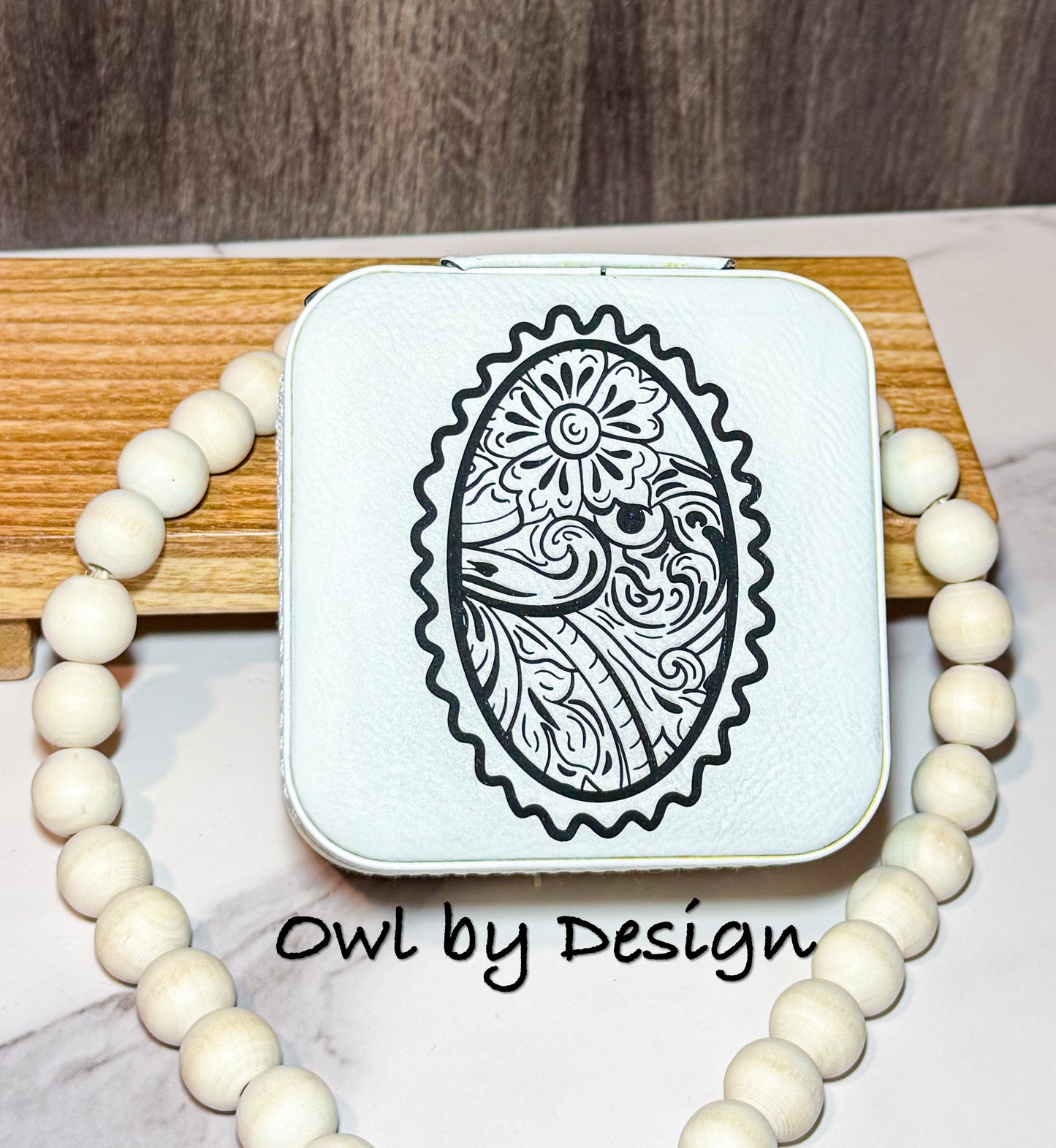 Leather Stamp Jewelry Box