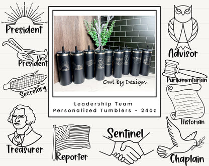 Leadership Team Personalized Midnight Express Tumbler - 24oz
