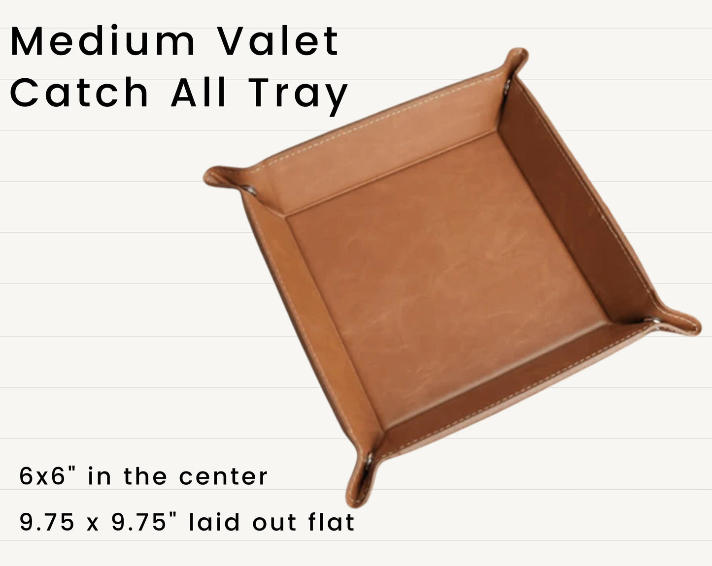 Ag Teacher Buckle Catch All Tray - Heritage Leather Line