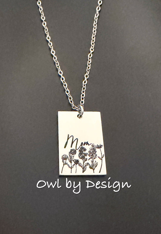 Wildflower Mom Necklace