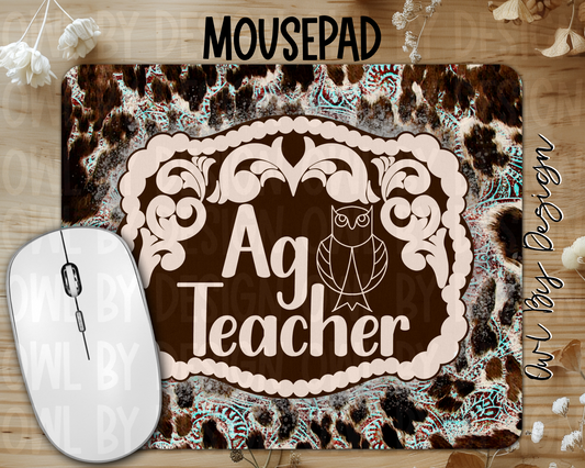Ag Teacher Western Buckle Mousepad
