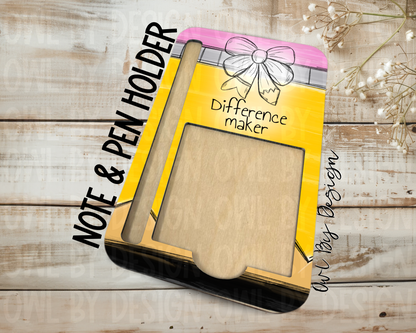 Difference Maker Note & Pen Holder
