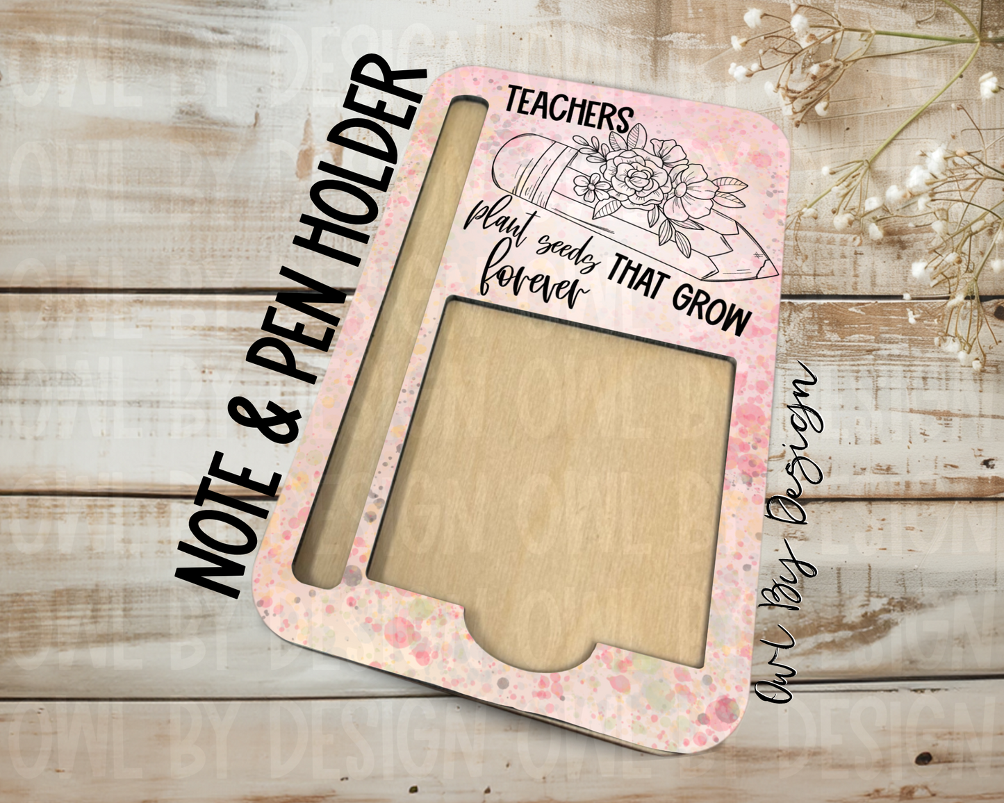 Teachers Plant Seeds Note & Pen Holder