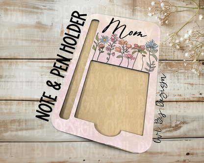 Mother's Day Bundle - Custom Mousepad, Note/Pen Holder and Pencil Pouch