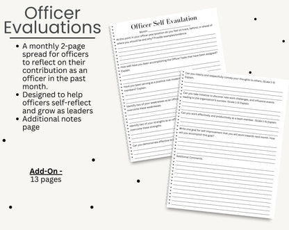 Build Your Own Officer Team Leadership Planner