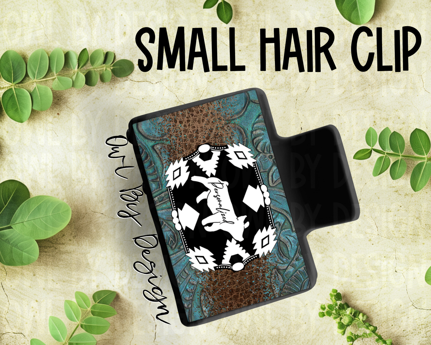 Show Livestock Buckle Western Hair Clips