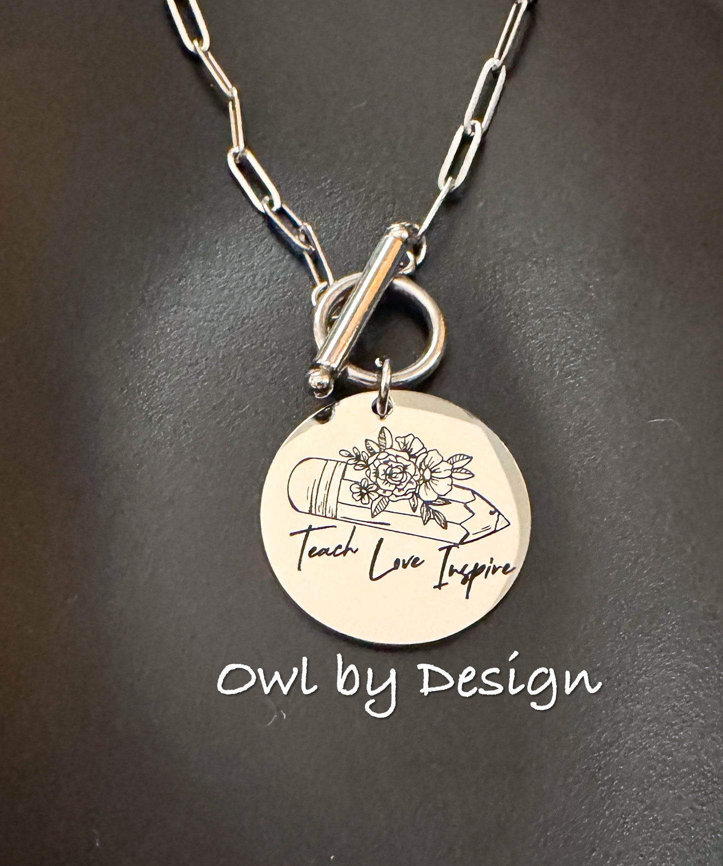 Teach Love Inspire Necklace
