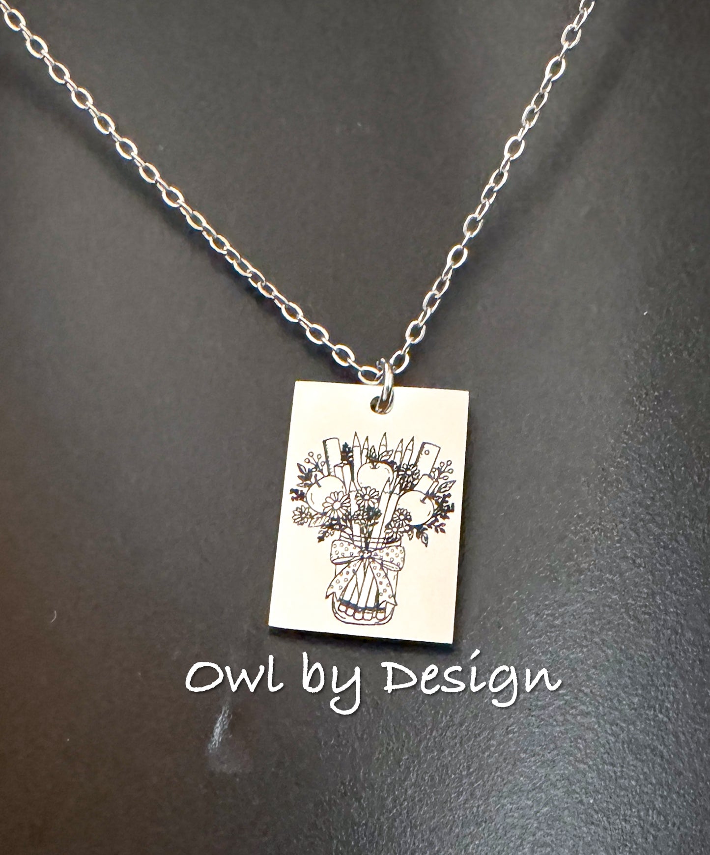 Teacher Bouquet Necklace
