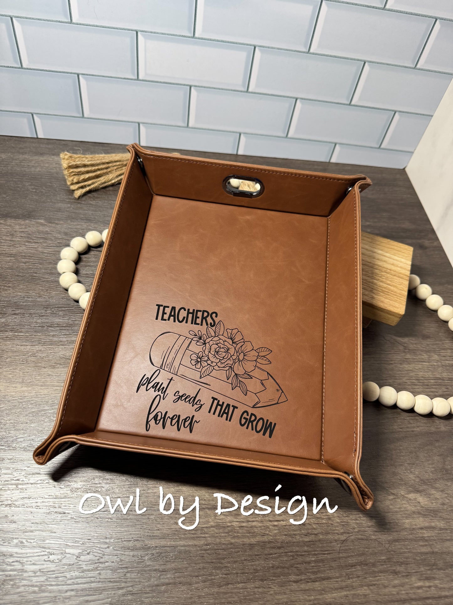 Teachers Plant Seeds Ultimate Bundle - Lanyard, Badge Holder, Mousepad, Note/Pen Holder, Tray, Necklace, Bracelet, Tumbler, Coaster, Journal, Pencil Pouch