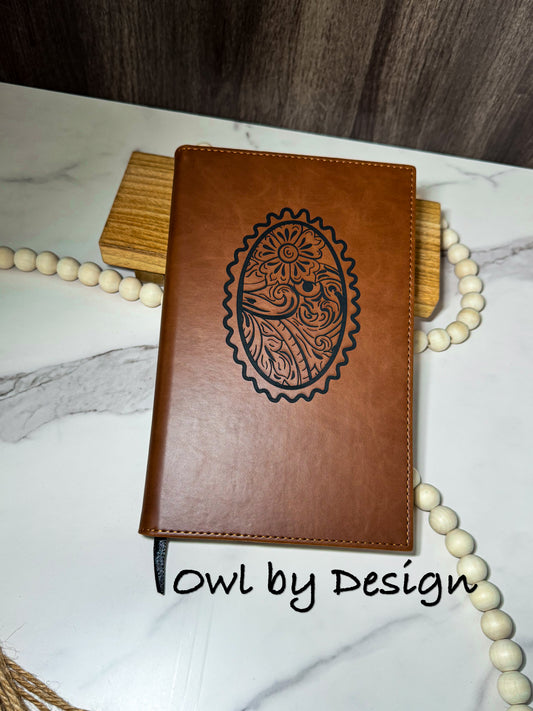 Tooled Leather Stamp Journal