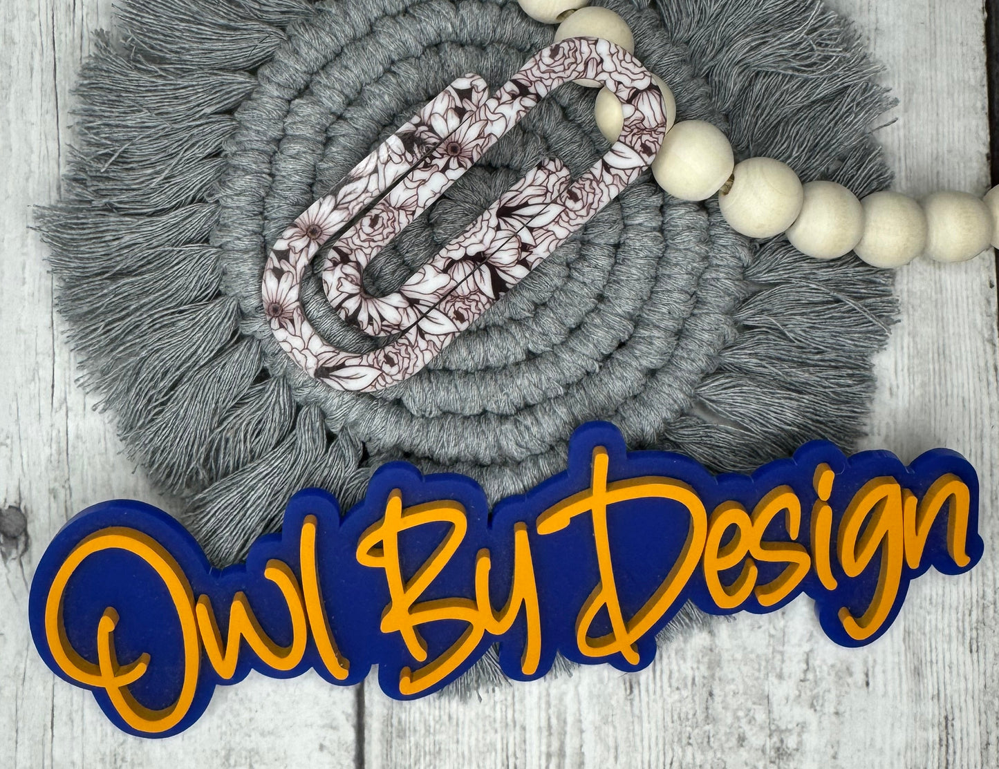 Wildflower Paperclip Bookmark