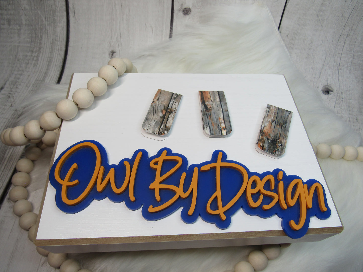 Wood Magnetic Bookmark - Set of 3